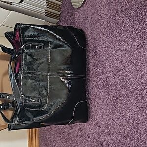 Women's Purse Shiny Black